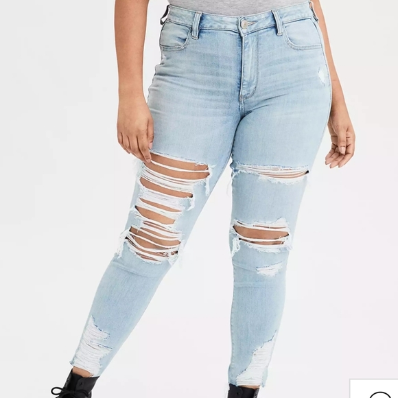 AE Distressed Jegging Crop 2R - Picture 6 of 6